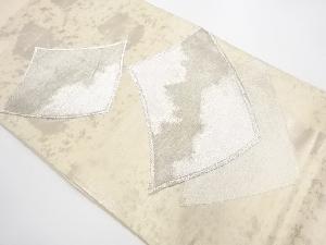 アンティーク　色紙模様織り出し袋帯（材料）（サービス品）